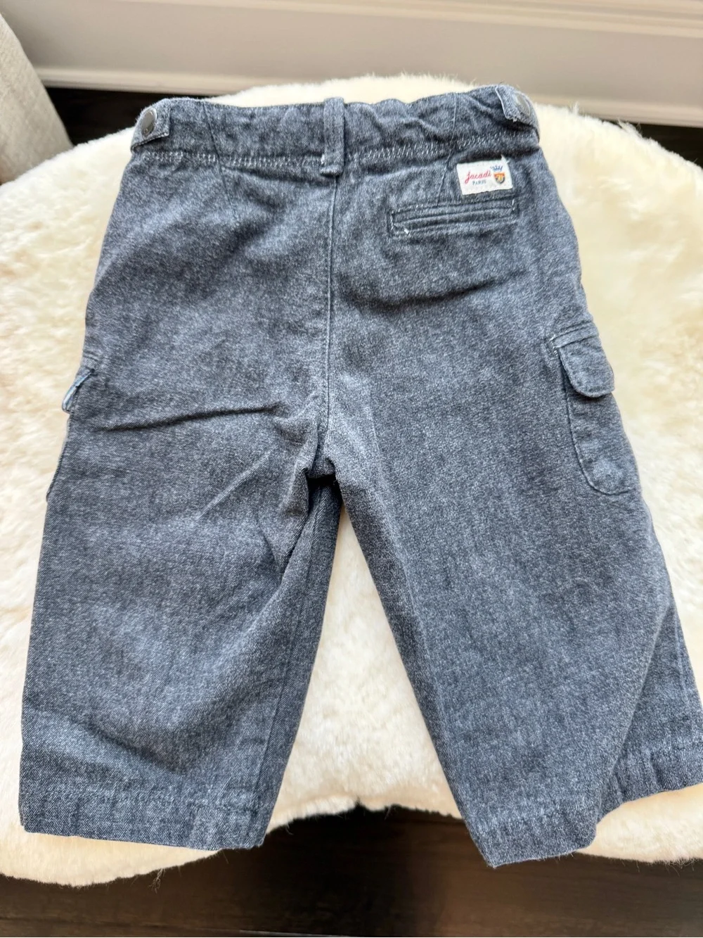 Jacadi Gray Dressy Cargo Pants - Baby